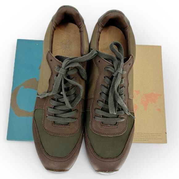 OTBT Men’s Leather Armada Sneakers in Coffee Bean NIB - size 10 - Picture 3 of 9